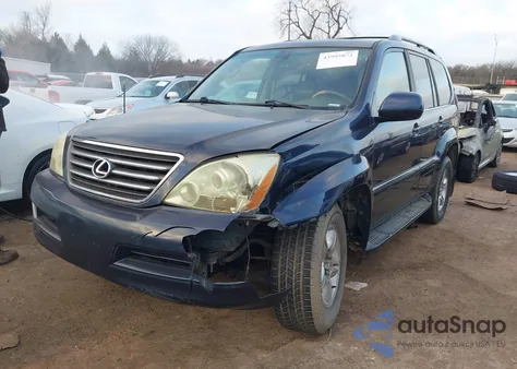 2005 Lexus Gx 470 from USA, damaged, VIN JTJBT20X250075439